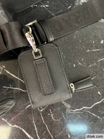 Prada Small Brique Leather Bag