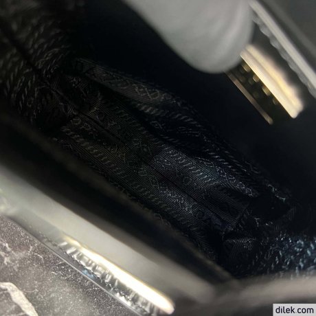 Prada Small Brushed Leather Tote