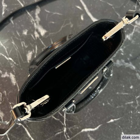 Prada Small Brushed Leather Tote