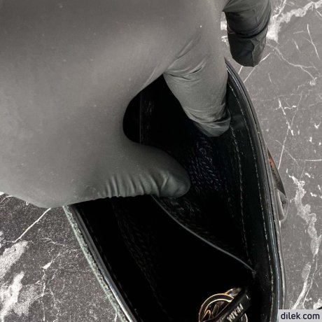 Prada Small Brushed Leather Tote