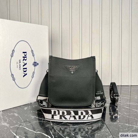Prada Small Leather Hobo Bag