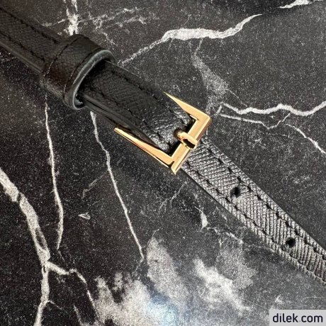 Prada Symbole Embroidered Fabric Mini Bag