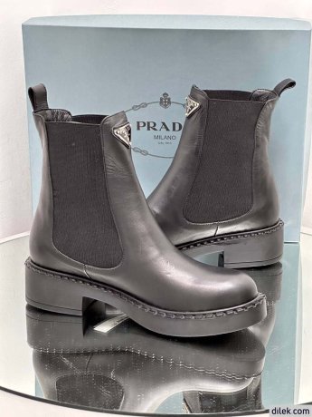 Prada Women Leather Boot