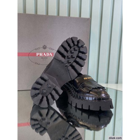 Prada Women Leather Loafer