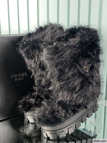 Prada Women Winter Wool Boot