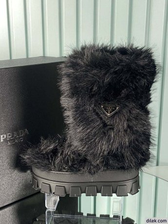 Prada Women Winter Wool Boot