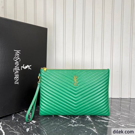 Saint Laurent Cassandre Pouch Leather