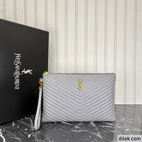 Saint Laurent Cassandre Pouch Leather