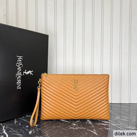 Saint Laurent Cassandre Pouch Leather