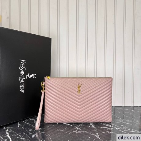 Saint Laurent Cassandre Pouch Leather