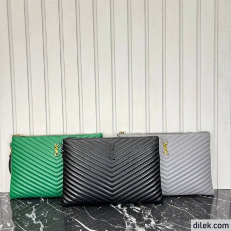 Saint Laurent Cassandre Pouch Leather