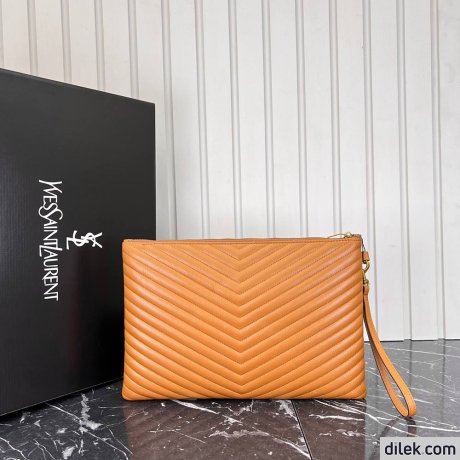 Saint Laurent Cassandre Pouch Leather