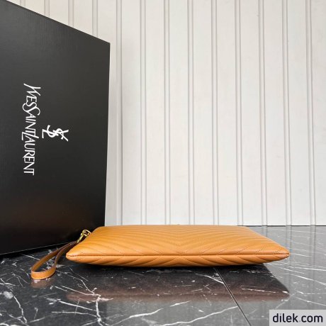 Saint Laurent Cassandre Pouch Leather