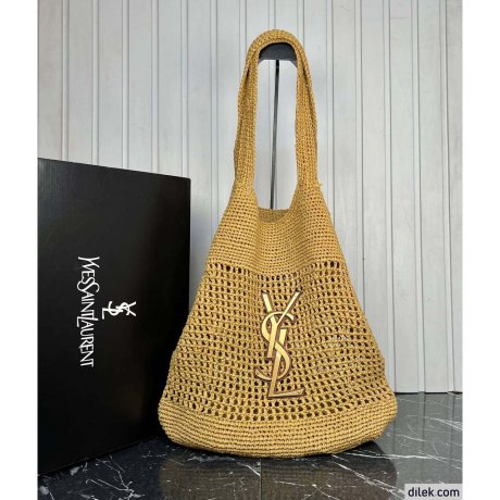Saint Laurent Icare In Raffia