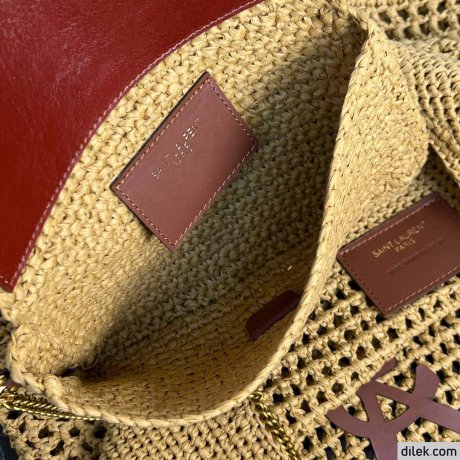 Saint Laurent Icare In Raffia