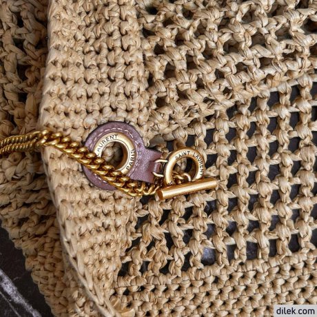 Saint Laurent Icare In Raffia