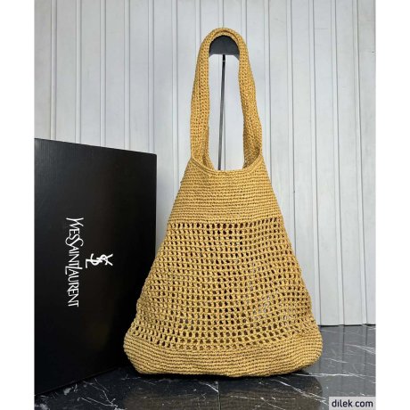 Saint Laurent Icare In Raffia