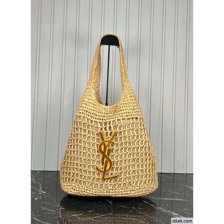 Saint Laurent Icare In Raffia