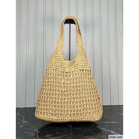 Saint Laurent Icare In Raffia