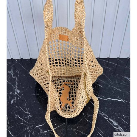 Saint Laurent Icare In Raffia