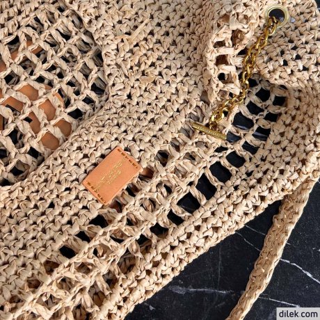 Saint Laurent Icare In Raffia