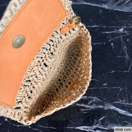 Saint Laurent Icare In Raffia