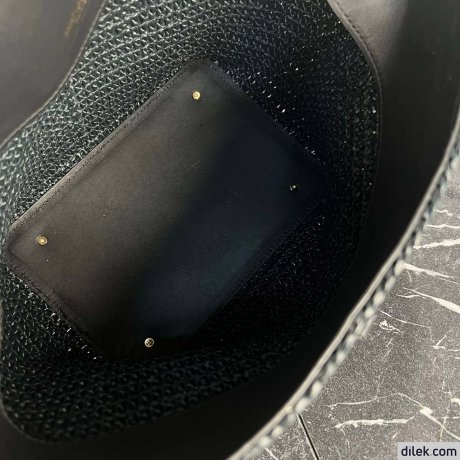 Saint Laurent Le 37 Raffia Bucket Bag