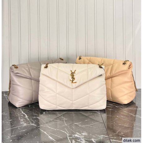 Saint Laurent Loulou Puffer Large Bag