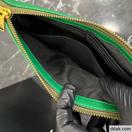 Saint Laurent Monogram Leather Pouch