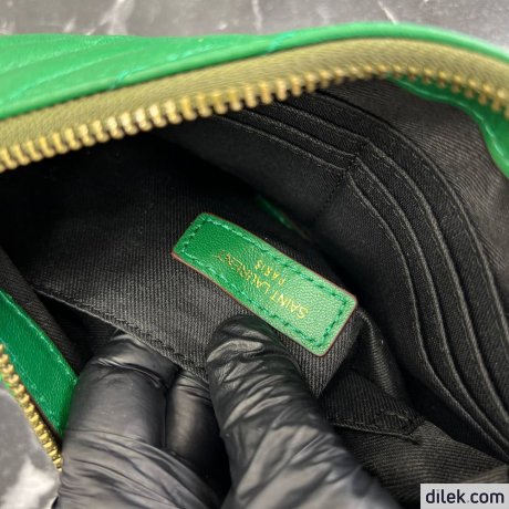 Saint Laurent Monogram Leather Pouch