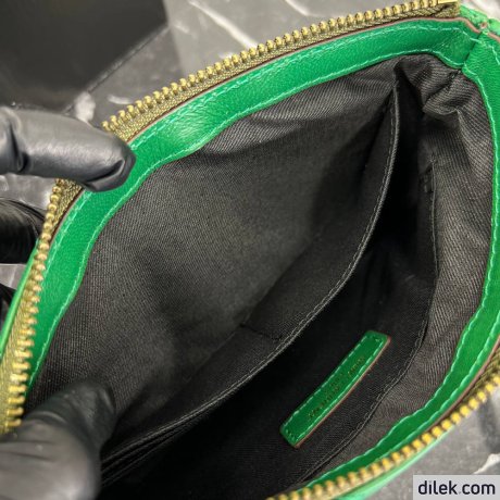 Saint Laurent Monogram Leather Pouch