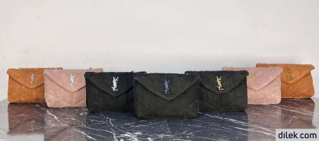 Saint Laurent Loulou Toy Puffer In Suede