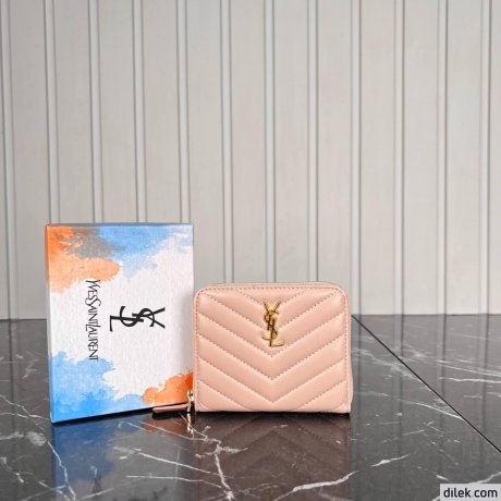 Saint Laurent Cassandre Metalasse Bi-Fold Wallet