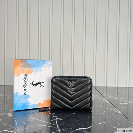 Saint Laurent Cassandre Metalasse Bi-Fold Wallet