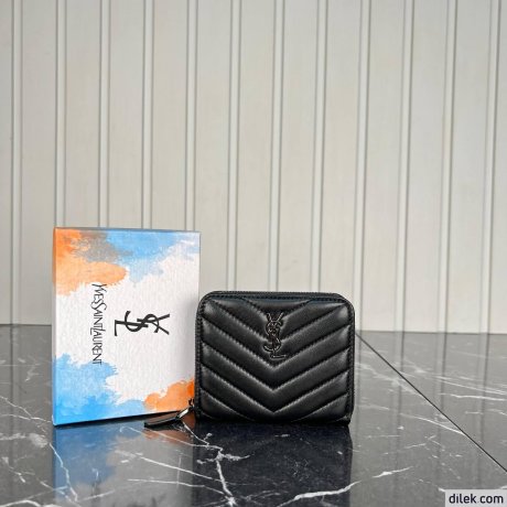 Saint Laurent Cassandre Metalasse Bi-Fold Wallet