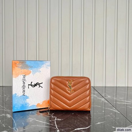 Saint Laurent Cassandre Metalasse Bi-Fold Wallet