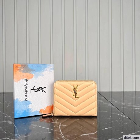 Saint Laurent Cassandre Metalasse Bi-Fold Wallet