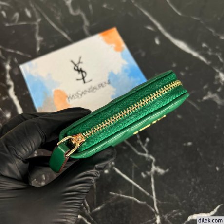 Saint Laurent Cassandre Metalasse Bi-Fold Wallet