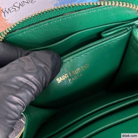 Saint Laurent Cassandre Metalasse Bi-Fold Wallet