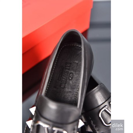 Valentino Stud Sign Loafer