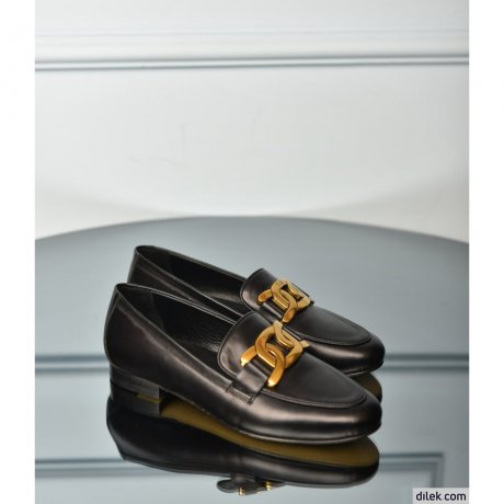 Tod's Kate Logo Plaque Loafers