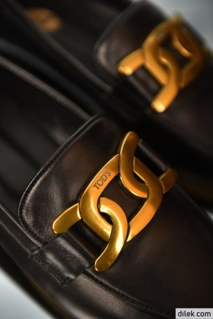 Tod's Kate Logo Plaque Loafers