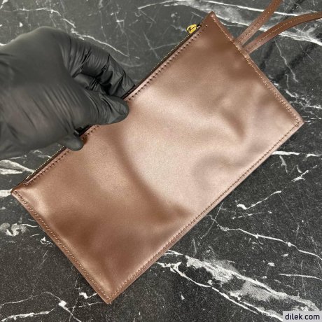 Tod's Timeless Shopping Bag in Raffia and Leather Medium