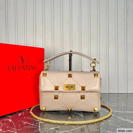 Valentino Garavani Large Roman Stud Shoulder Bag