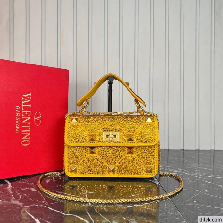 Valentino Garavani Medium Roman Stud Shoulder Bag