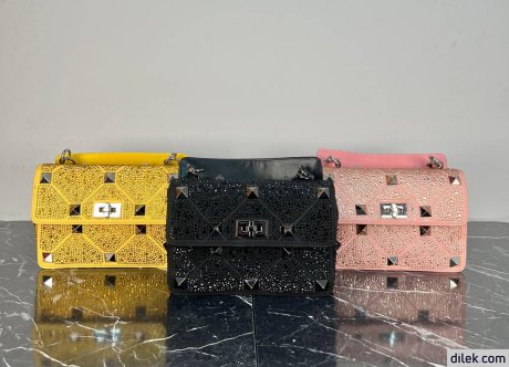 Valentino Garavani Medium Roman Stud Shoulder Bag