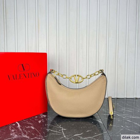 Valentino Garavani VLogo Moon Small Hobo Bag