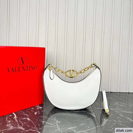 Valentino Garavani VLogo Moon Small Hobo Bag