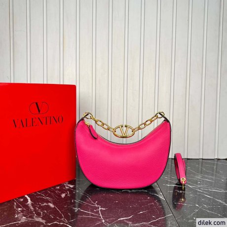 Valentino Garavani VLogo Moon Small Hobo Bag