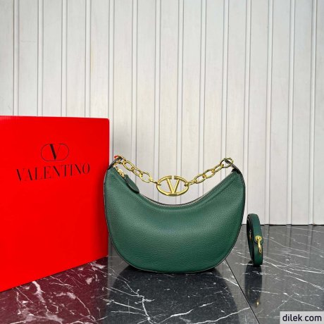 Valentino Garavani VLogo Moon Small Hobo Bag
